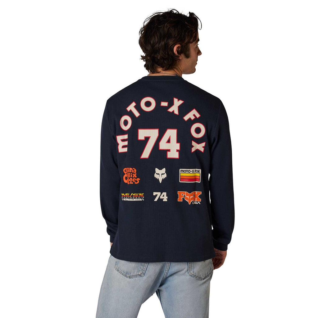 FOX Racing Mens T-Shirt - CIRCA 74 Thermal LS TEE (Midnight)