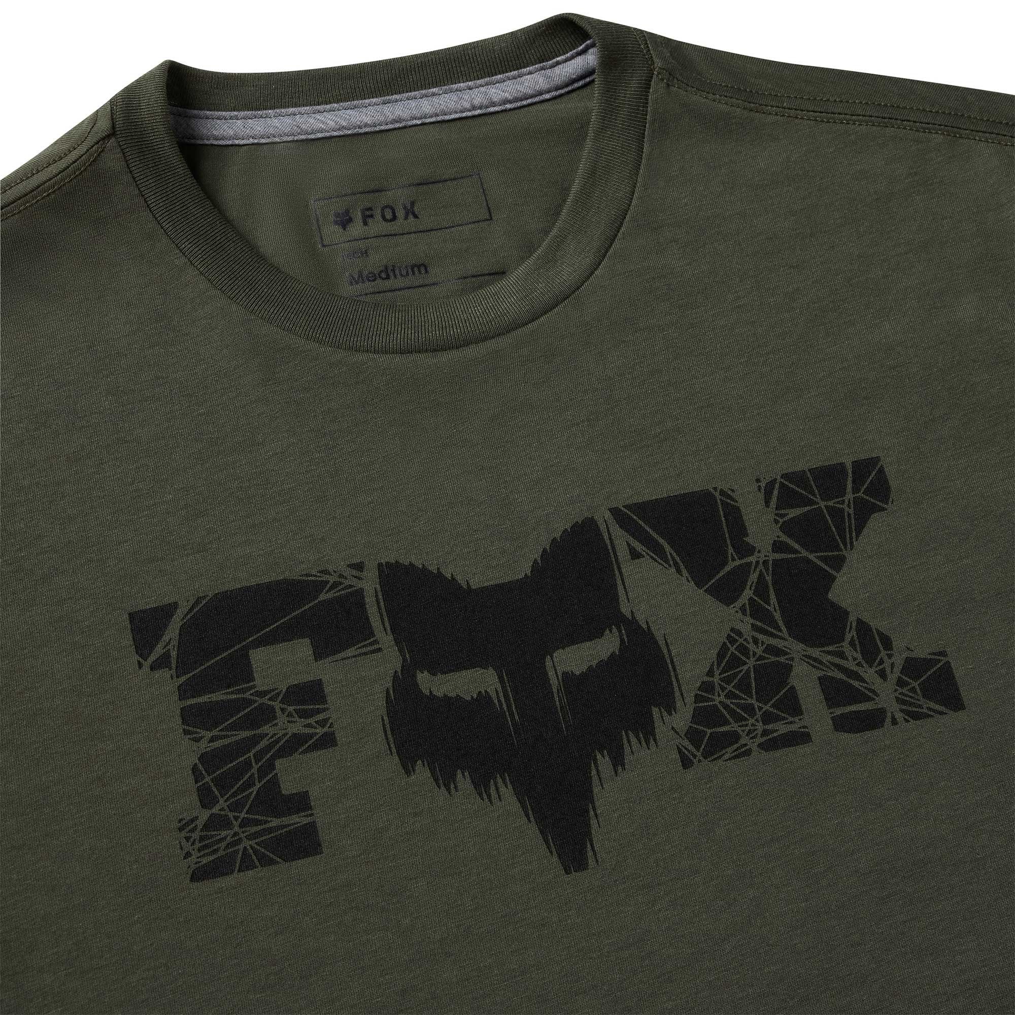 FOX Racing Mens T-Shirt - DIFFUSE DRI-Release SS TEE (Ivy)