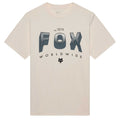 FOX Racing Mens T-Shirt - BLOCK 195 Original SS TEE (Off White)