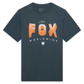 FOX Racing Mens T-Shirt - BLOCK 195 Original SS TEE (Deep Cobalt)