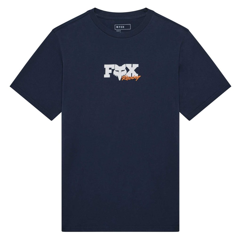 FOX Racing Mens T-Shirt - CHECKER 195 Original SS TEE (Midnight)