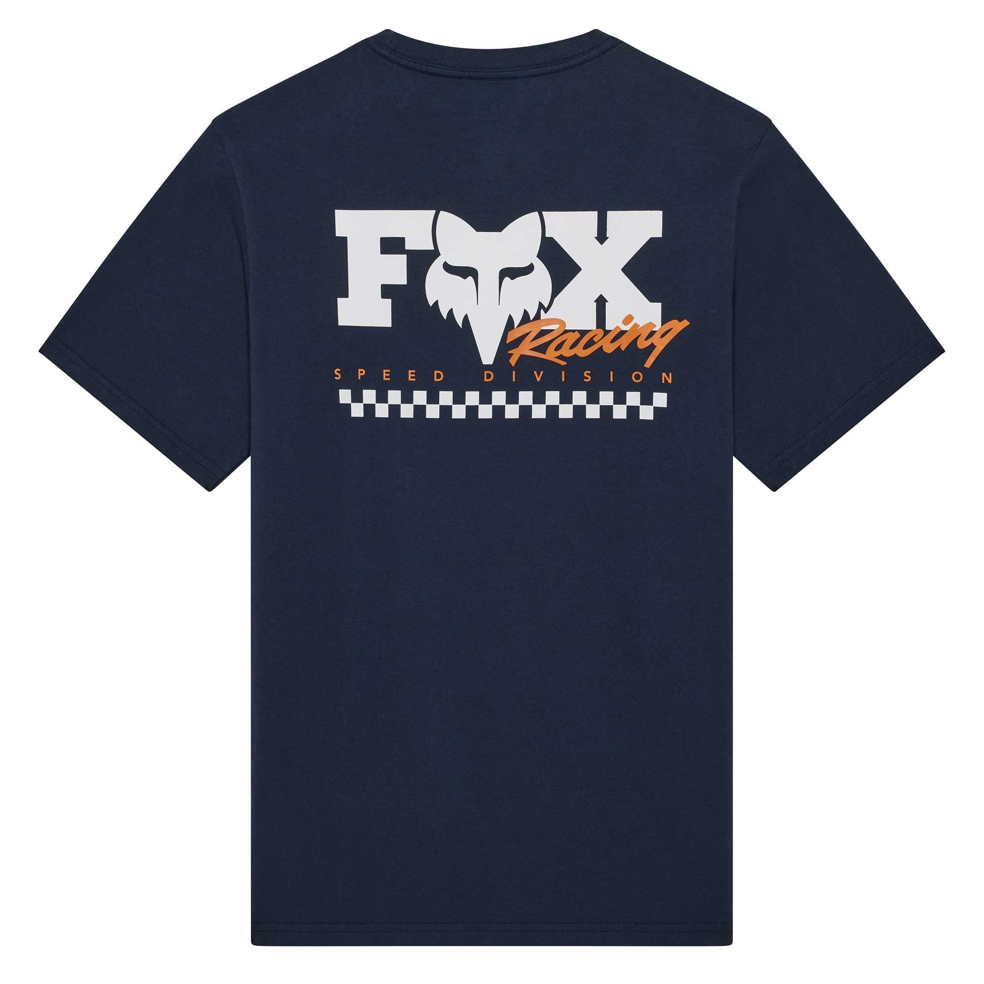 FOX Racing Mens T-Shirt - CHECKER 195 Original SS TEE (Midnight)