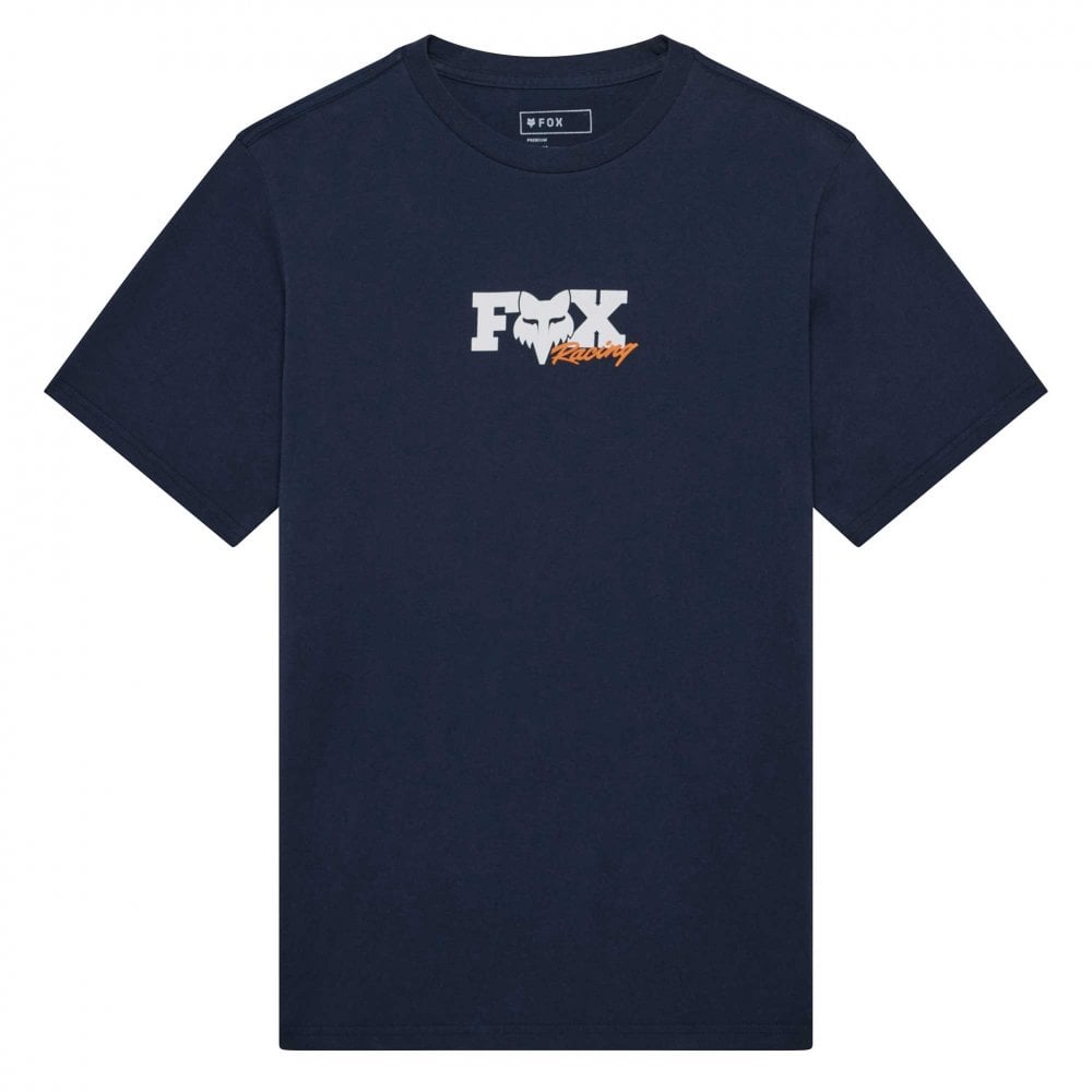FOX Racing Mens T-Shirt - CHECKER 195 Original SS TEE (Midnight)