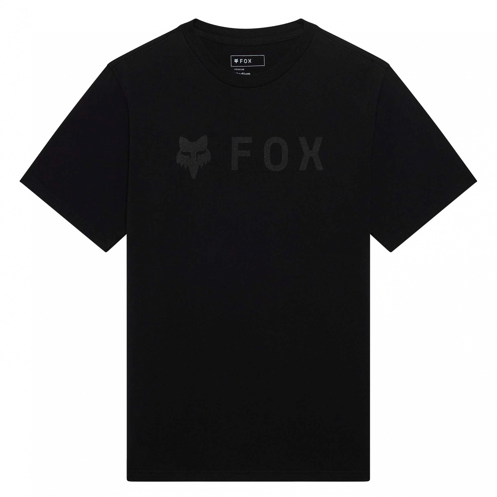 FOX Racing Mens T-Shirt - ABSOLUTE 195 Original SS TEE (Black/Black)
