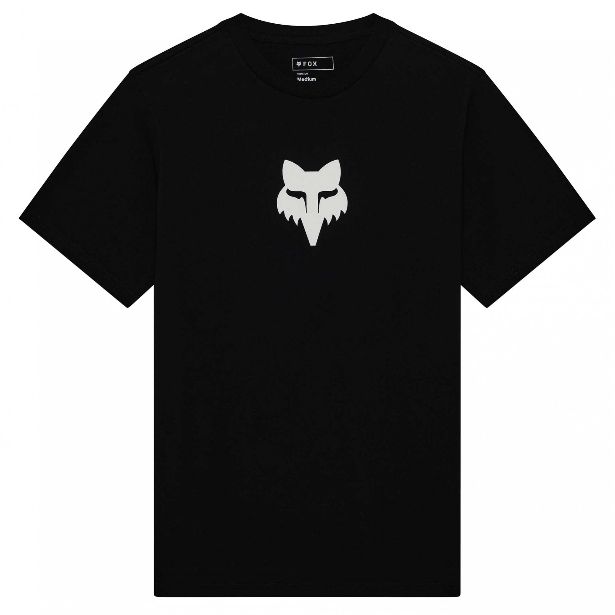 FOX Racing Mens T-Shirt - FOX HEAD 195 Original SS TEE (Black/White)