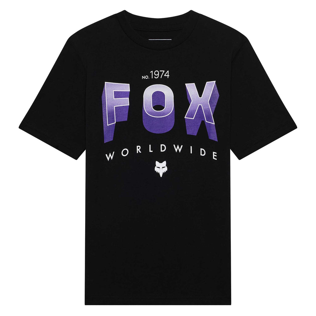 FOX Racing Youth T-Shirt - BLOCK SS TEE (Ultra Black)
