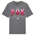 FOX Racing Youth T-Shirt - BLOCK SS TEE (Heather Dark Grey)
