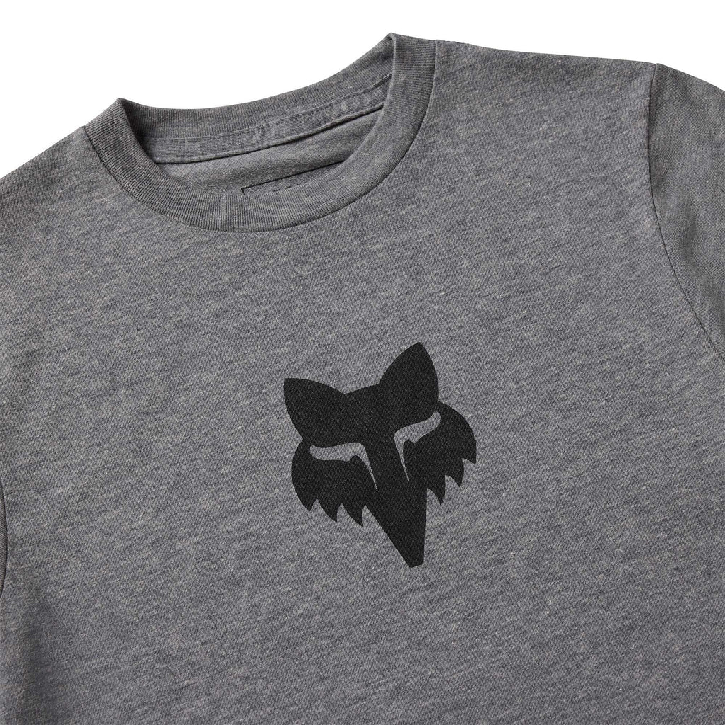 FOX Racing Youth T-Shirt - FOX HEAD SS TEE (Heather Dark Grey)