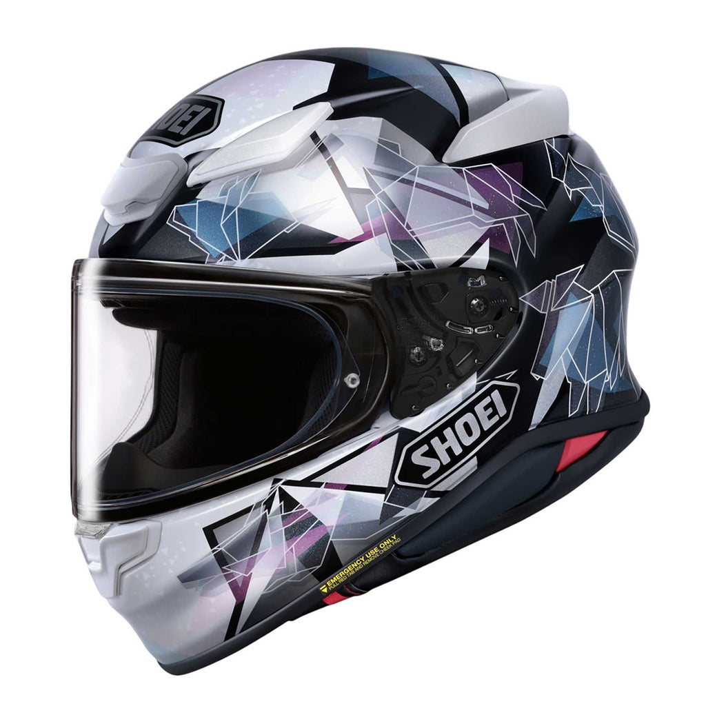 Shoei NXR2 Origami TC-5 Motorcycle Helmet (Black/White)
