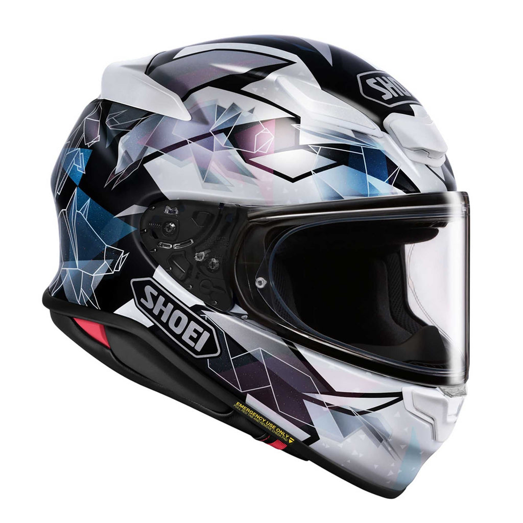 Shoei NXR2 Origami TC-5 Motorcycle Helmet (Black/White)