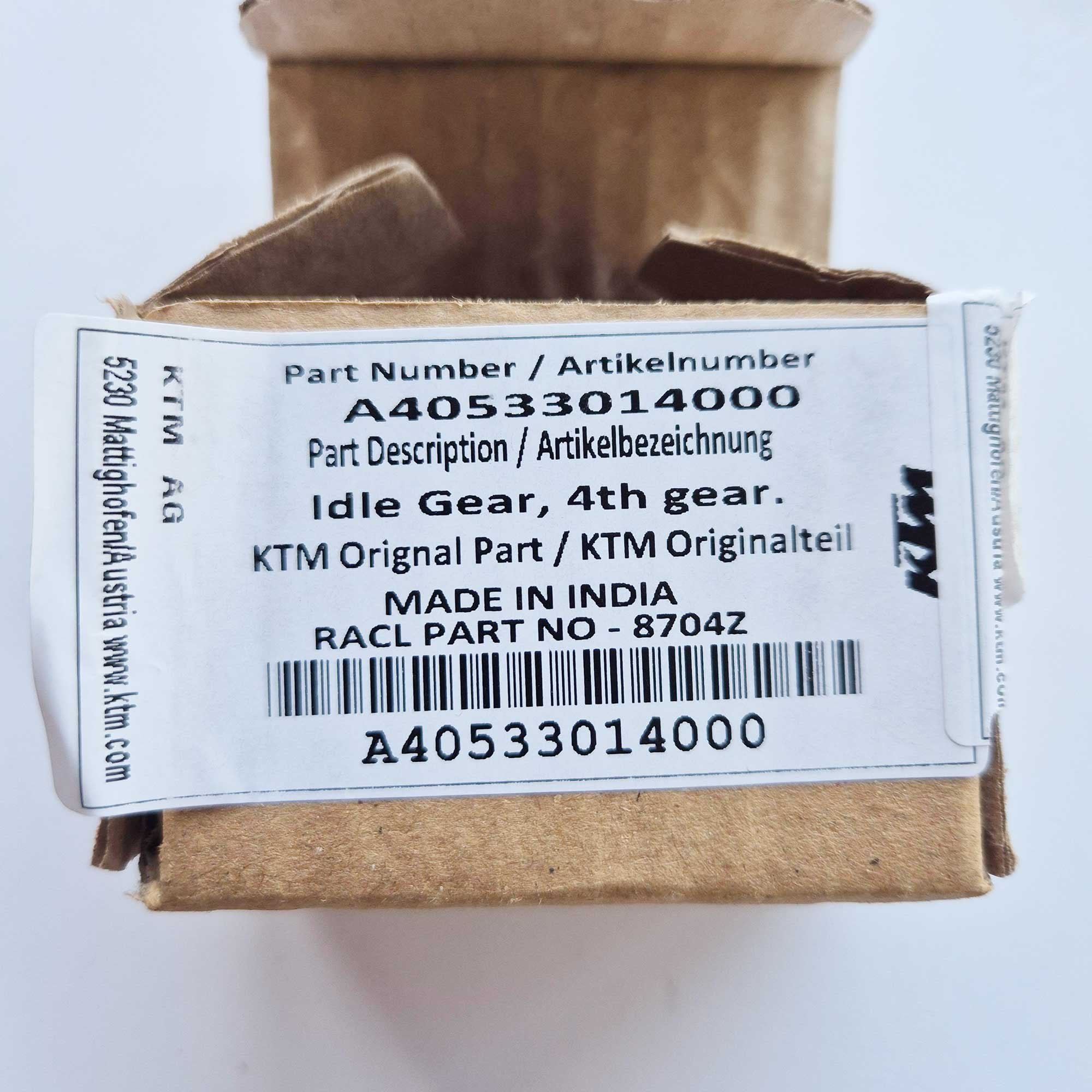 KTM Genuine Part - Idle Gear, 4th Gear - KTM SX65 24-26 - K40533014000