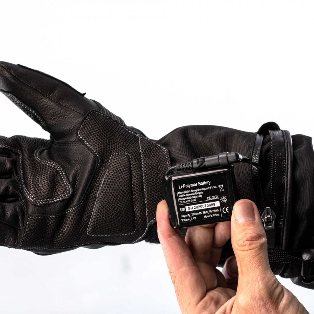 RST Motorcycle Winter Gloves - Pro Series Paragon 6 Heated CE Waterproof (Black)