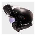 LS2 Motorcycle Flip Up Helmet - FF908 Strobe II (Matt Black)
