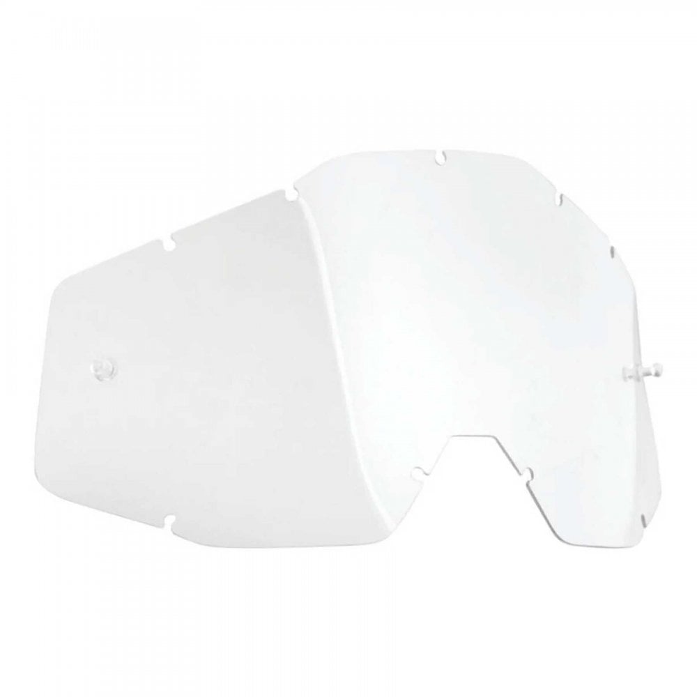 100% (Spares) Lens - Accuri-1/Racecraft-1/Strata-1 - Tint - Clear