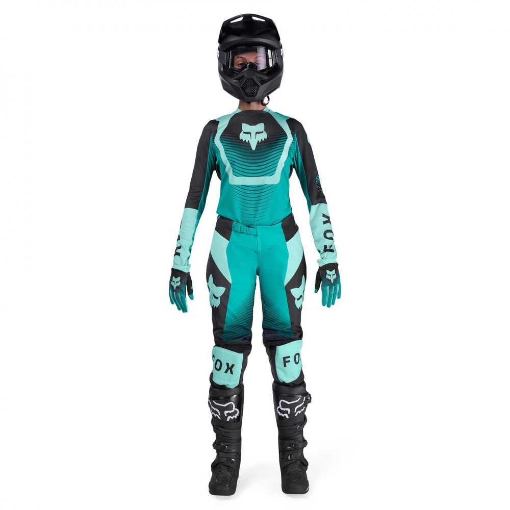 FOX Racing Women's MX Jersey & Pant Kit Deal - 180 COLLECT (Spearmint/Teal/Black)