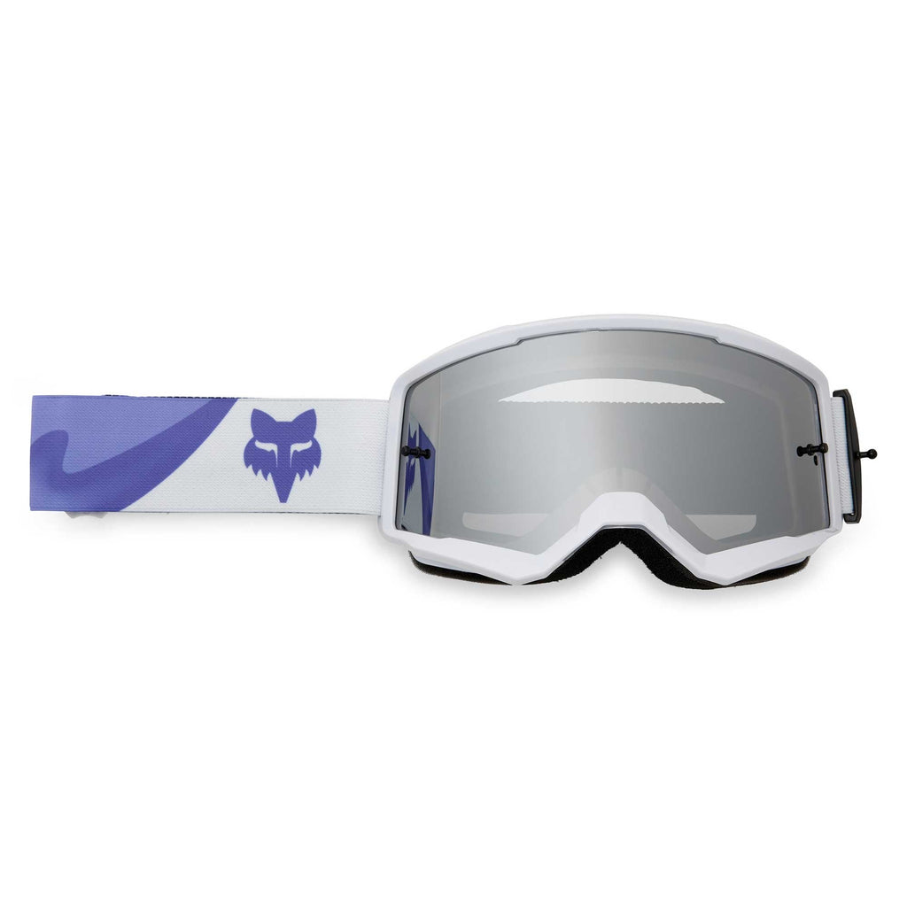 FOX Racing MX | MTB Goggles - MAIN V3 NOBLE (Purple/Dove White) Smoke Lens