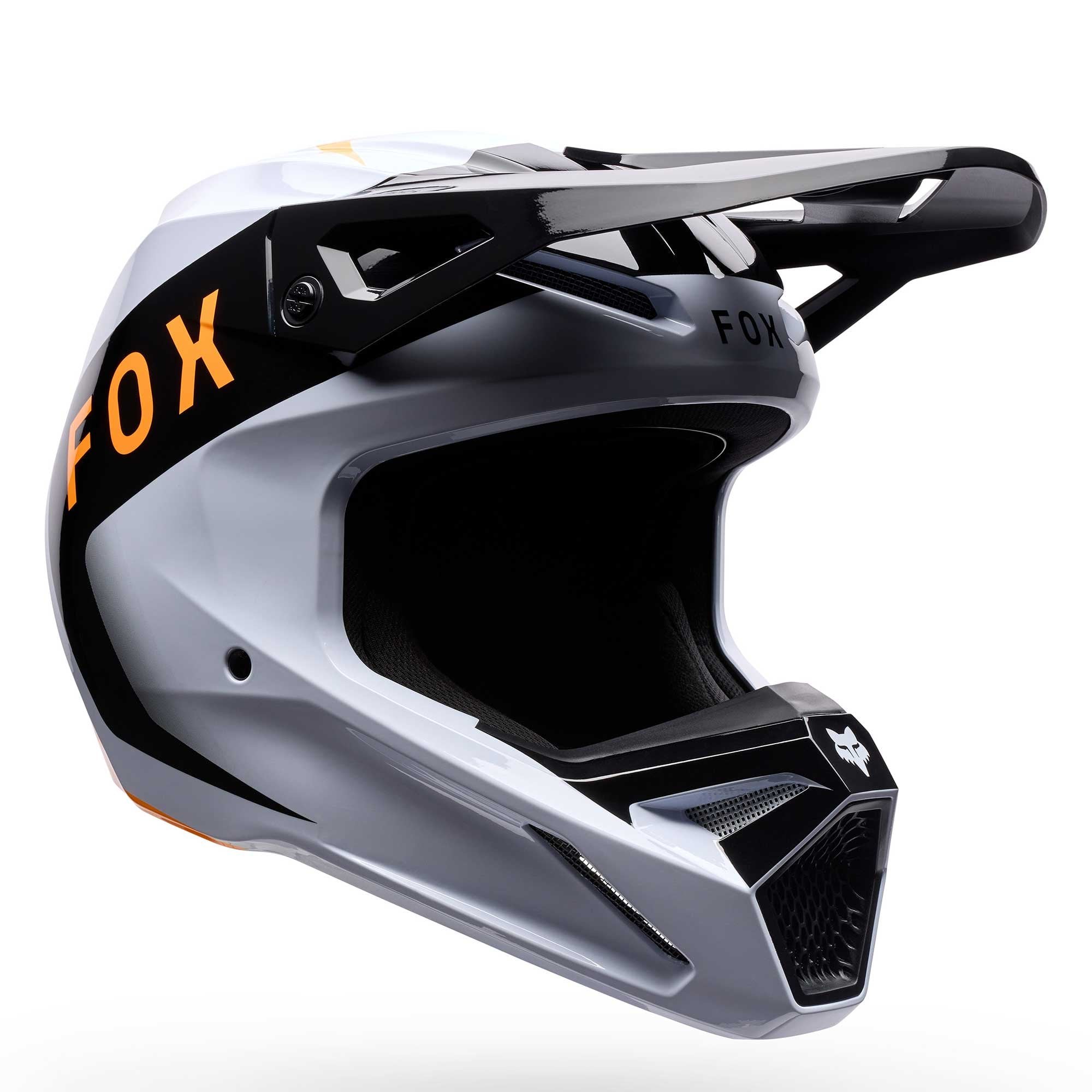 FOX Racing MX | Enduro Helmet - V1 NOBLE (Black/White)