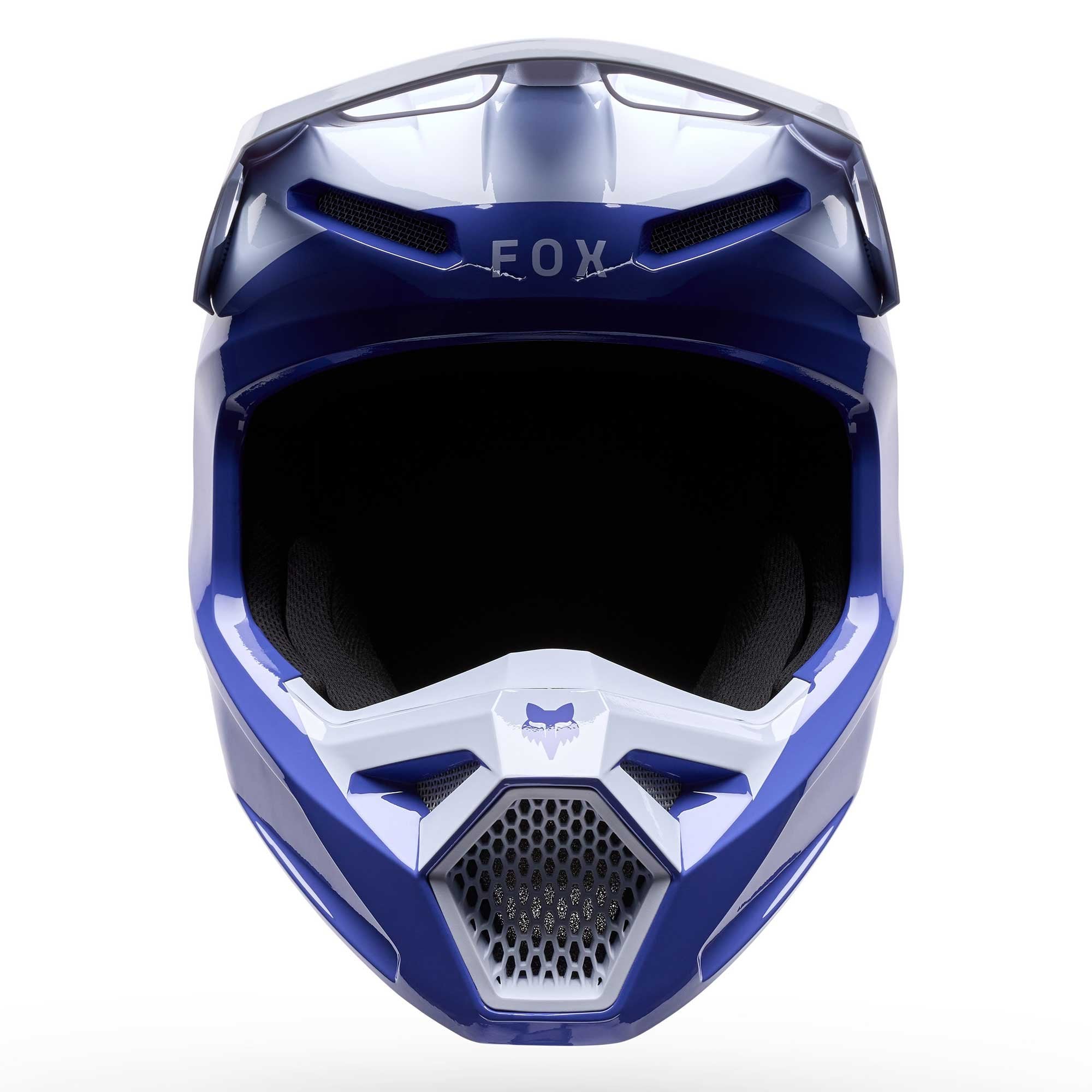 FOX Racing MX | Enduro Helmet - V1 NOBLE (Purple/Dove White)