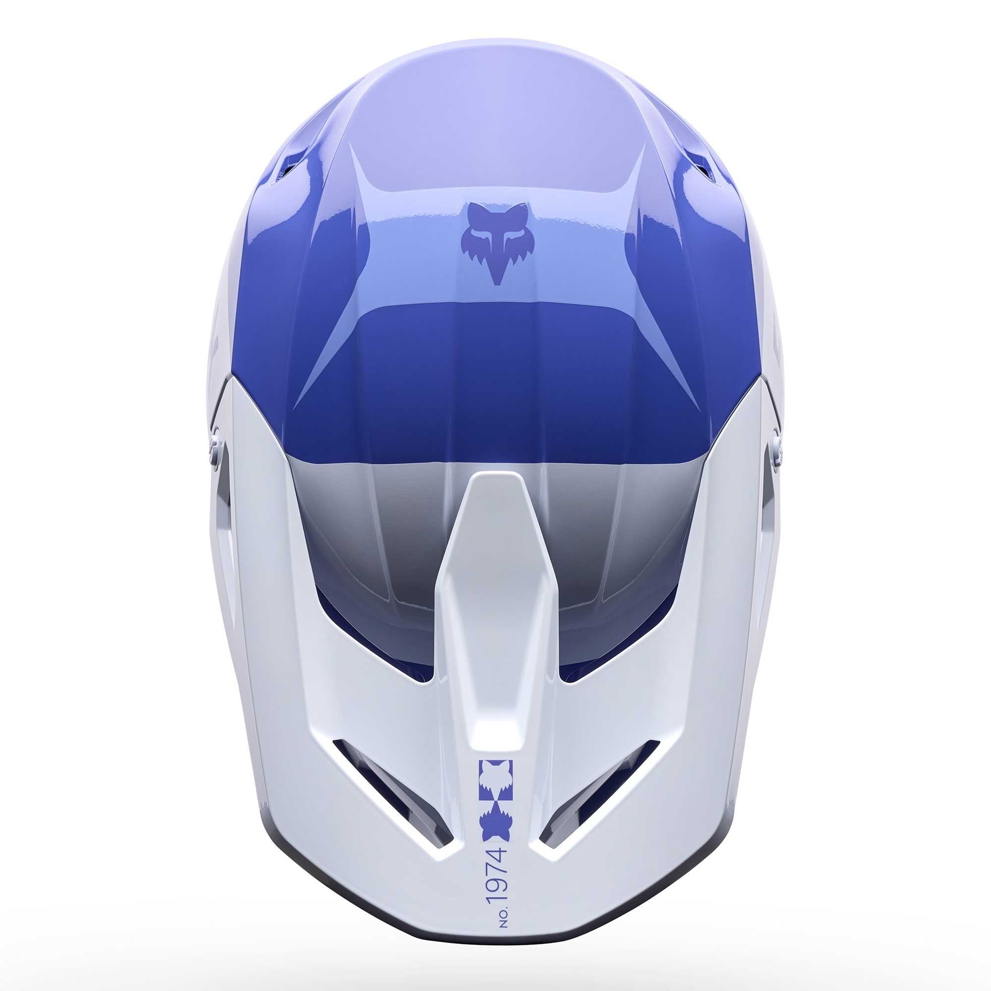 FOX Racing MX | Enduro Helmet - V1 NOBLE (Purple/Dove White)
