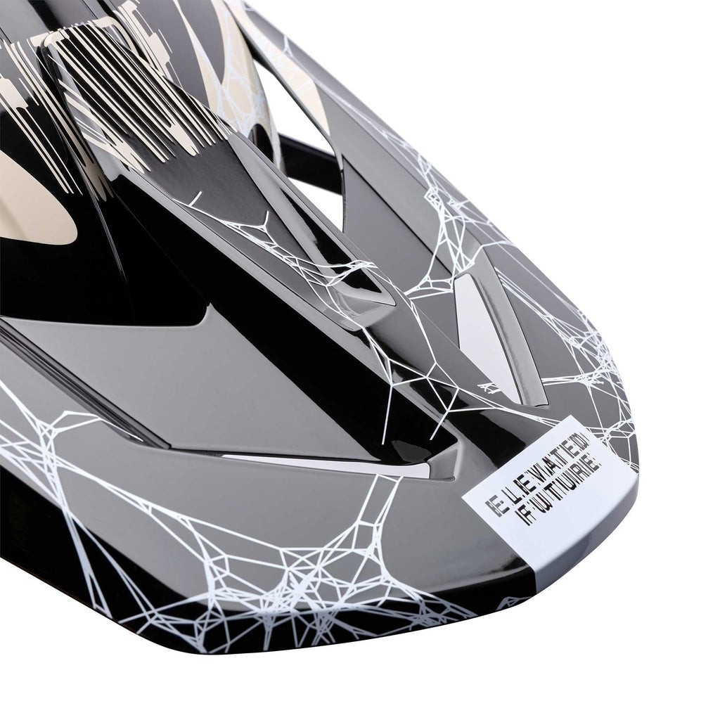 FOX Racing MX | Enduro Helmet - V1 DIFFUSE SE (Black/Grey)