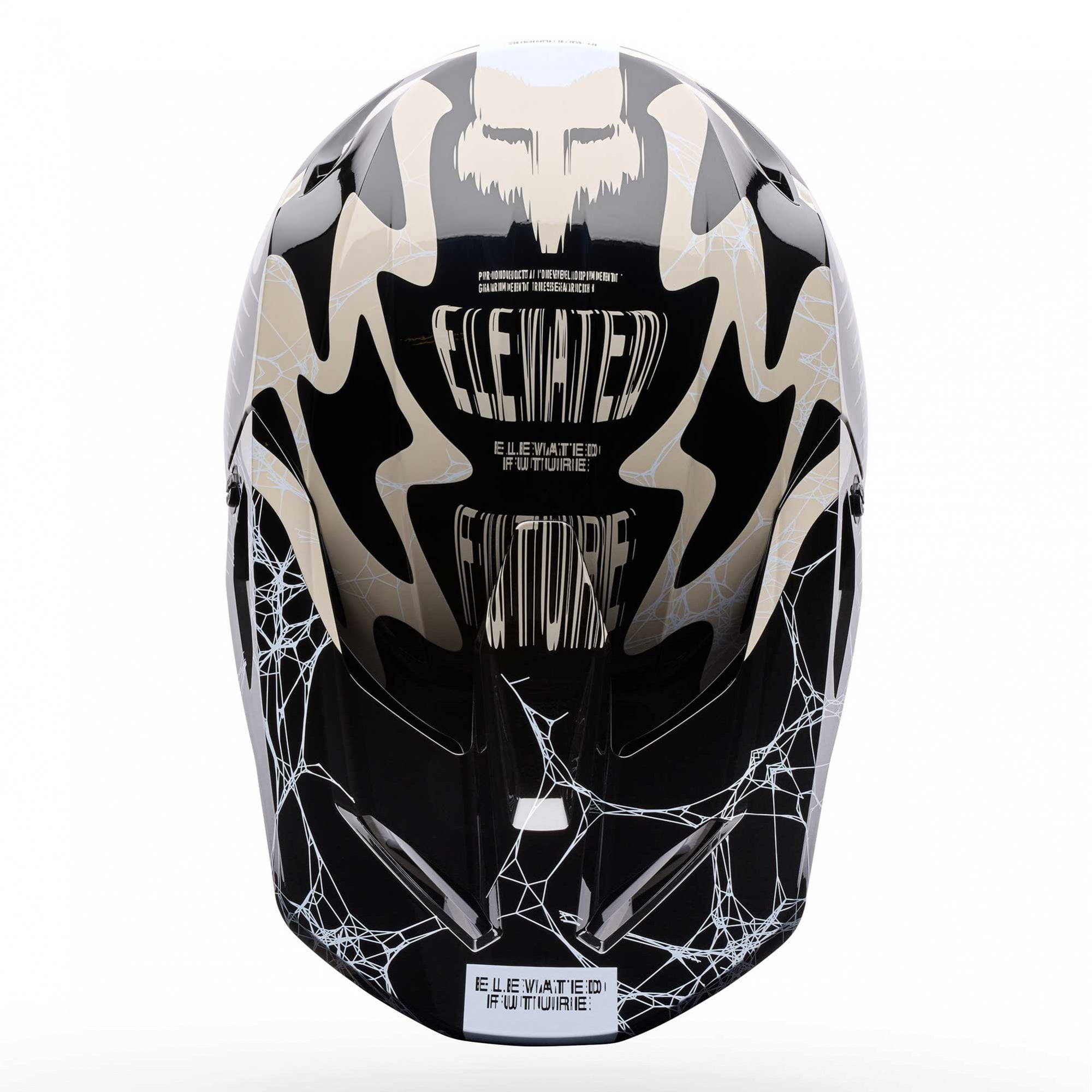FOX Racing Youth MX Helmet - V1 DIFFUSE SE (Black/Grey)