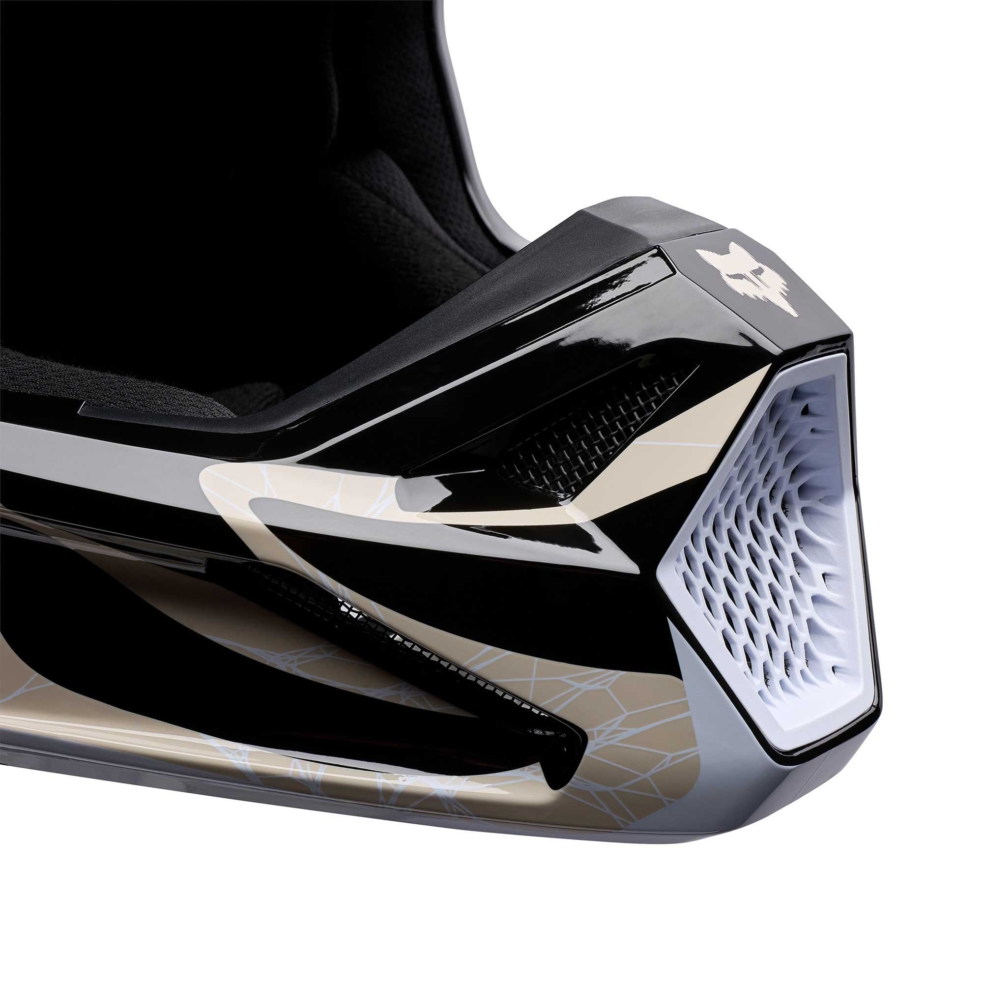FOX Racing Youth MX Helmet - V1 DIFFUSE SE (Black/Grey)