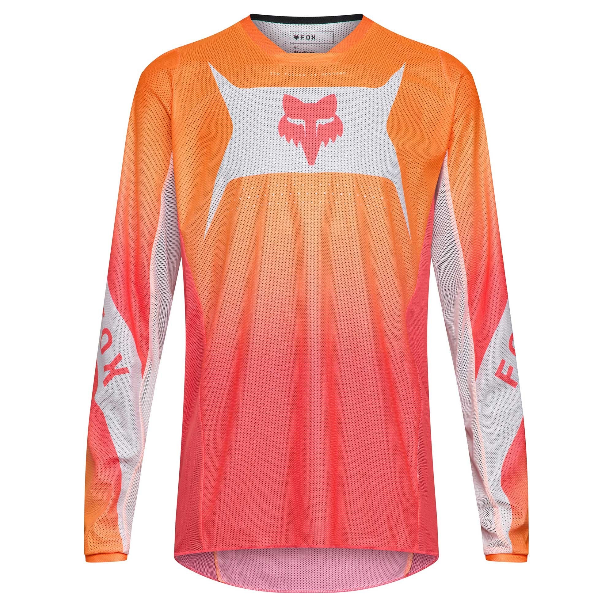 FOX Racing MX Jersey & Pant Kit Deal - 180 Air TAPER (Neon Pink/Orange/White)