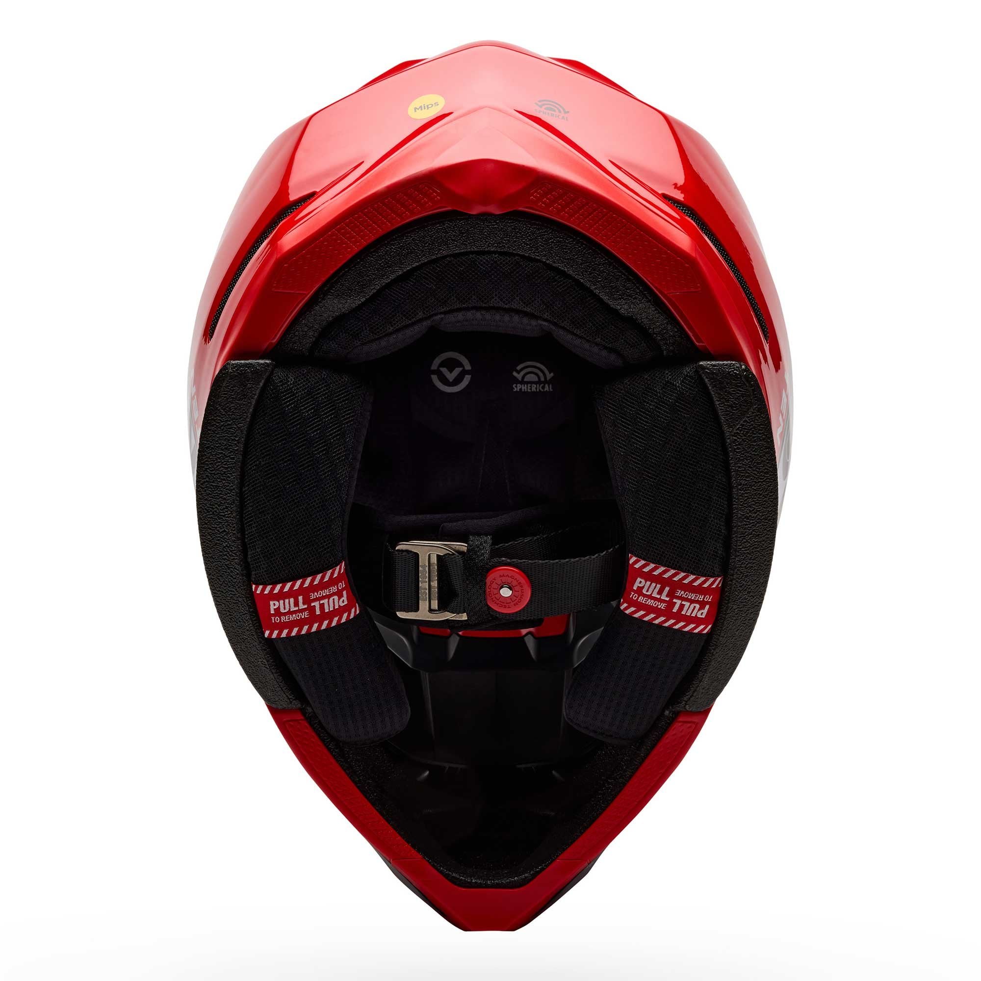 BELL Moto-10 SPHERICAL STRIKE MX | Enduro Helmet (Carbon/Red)