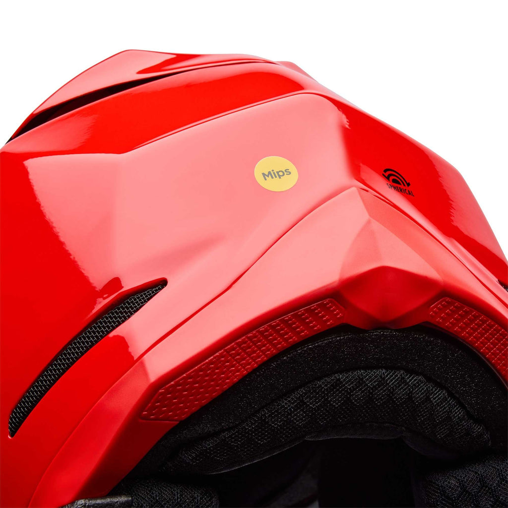 BELL Moto-10 SPHERICAL STRIKE MX | Enduro Helmet (Carbon/Red)