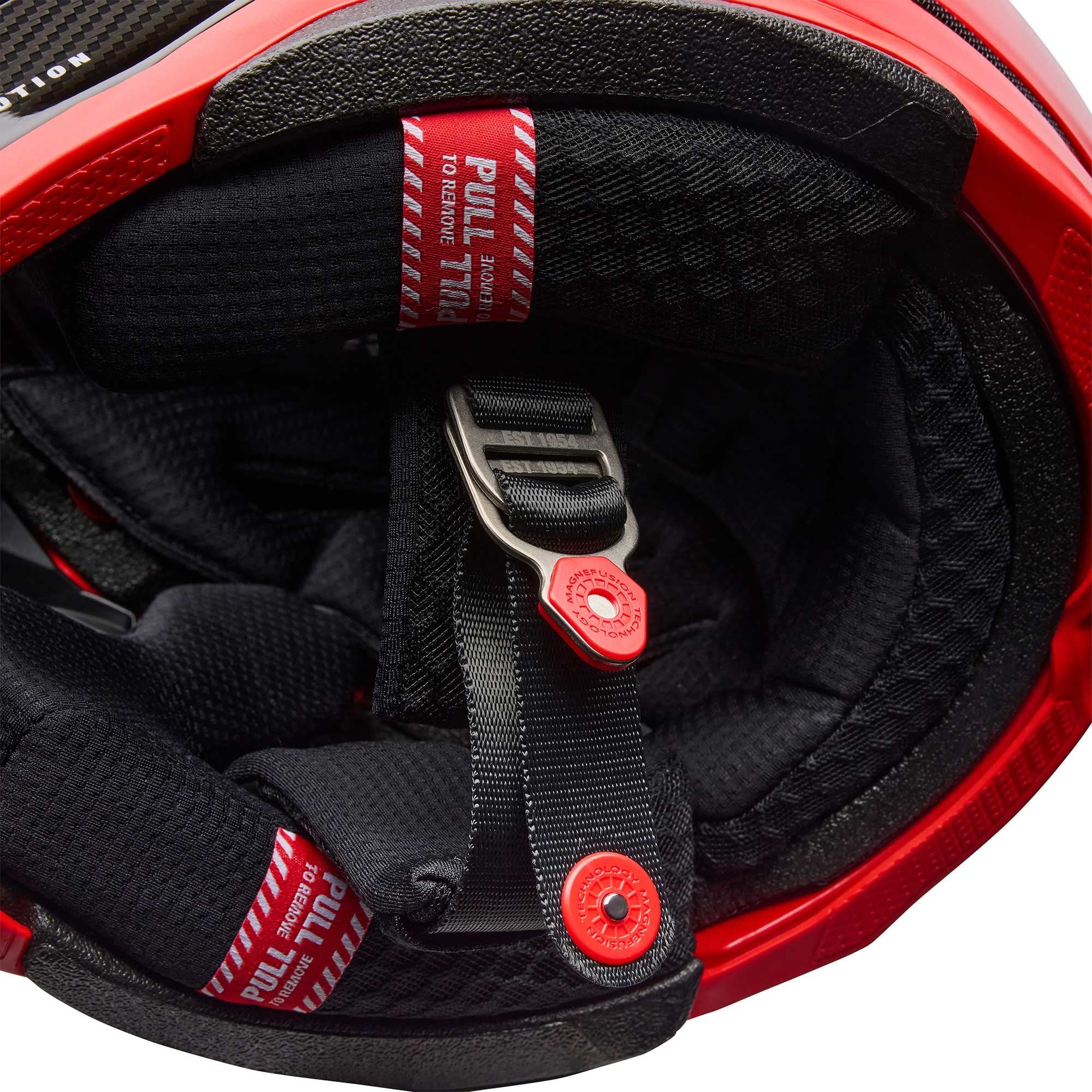 BELL Moto-10 SPHERICAL STRIKE MX | Enduro Helmet (Carbon/Red)