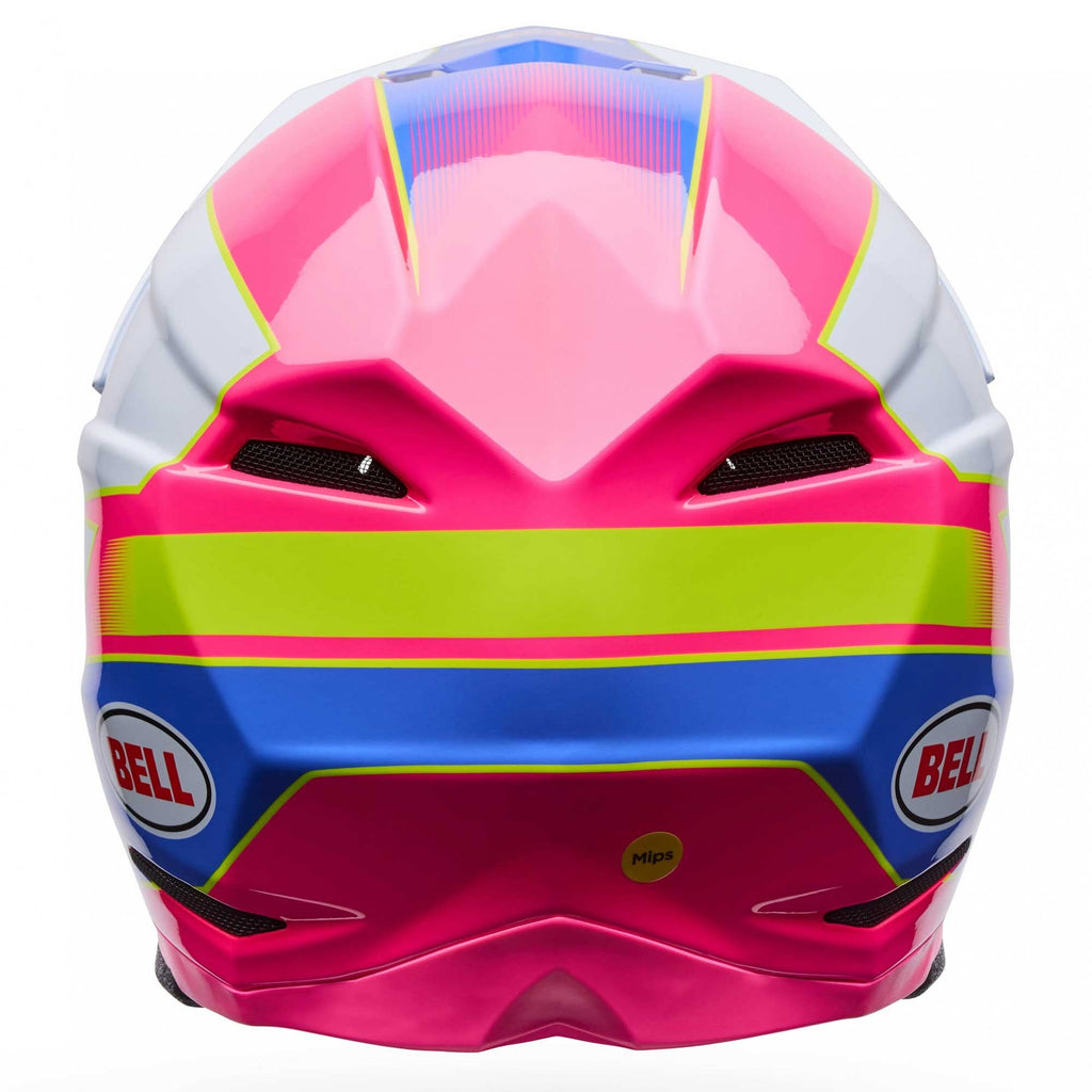BELL MOTO-10 MIPS FALCON MX | Enduro Helmet (White/Pink)