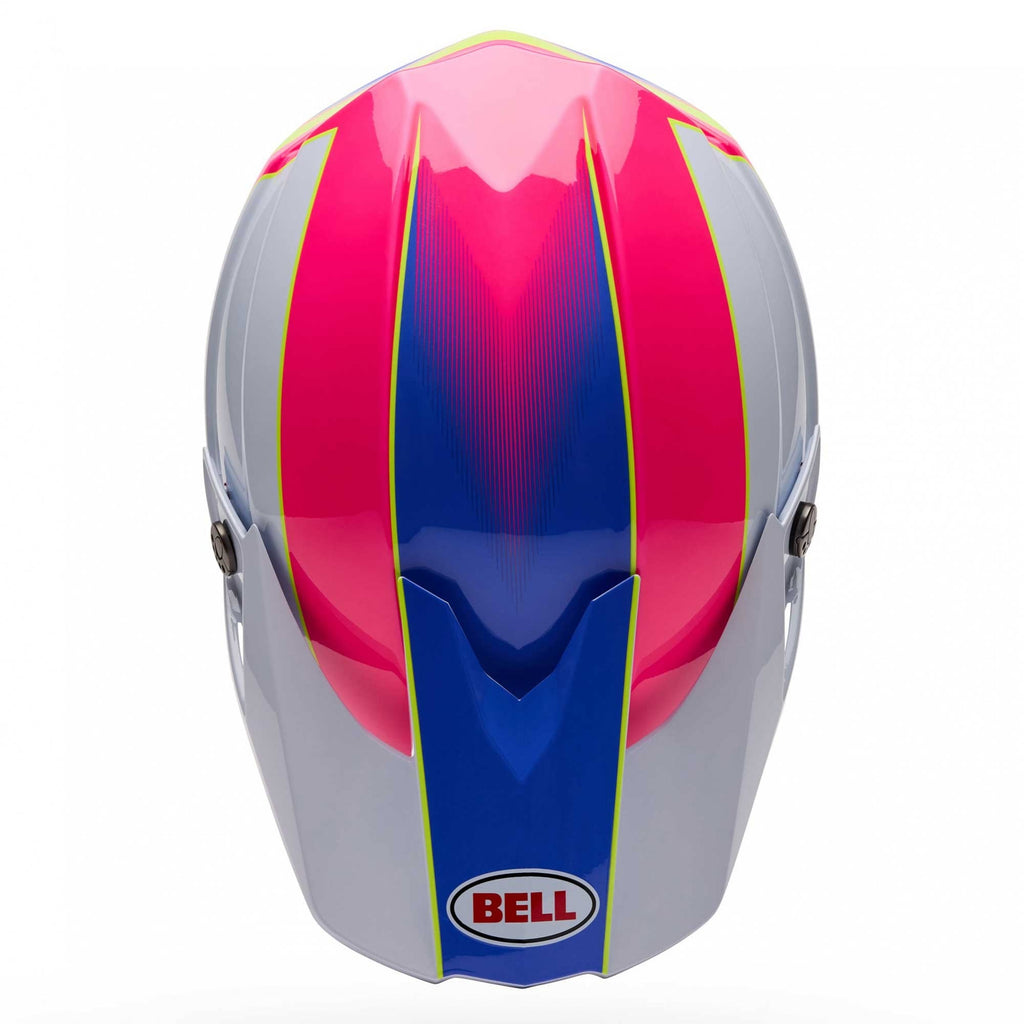 BELL MOTO-10 MIPS FALCON MX | Enduro Helmet (White/Pink)