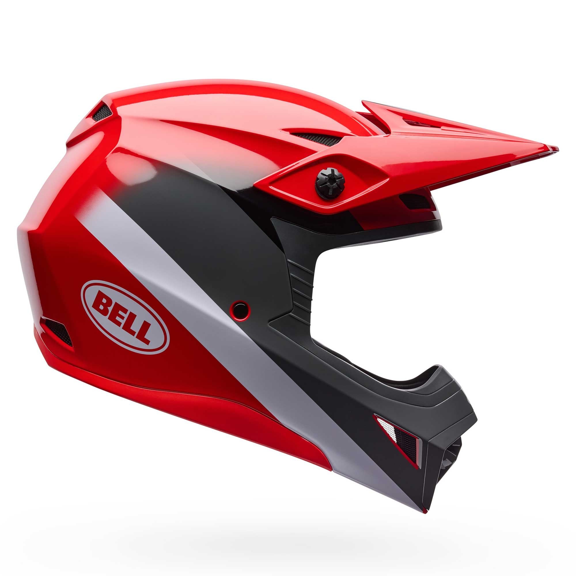BELL Youth MX Helmet - MX-10 MIPS AVIATOR (Red/Black/White)