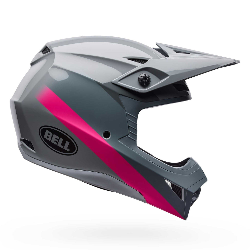 BELL Youth MX Helmet - MX-10 MIPS AVIATOR (Grey/Pink)