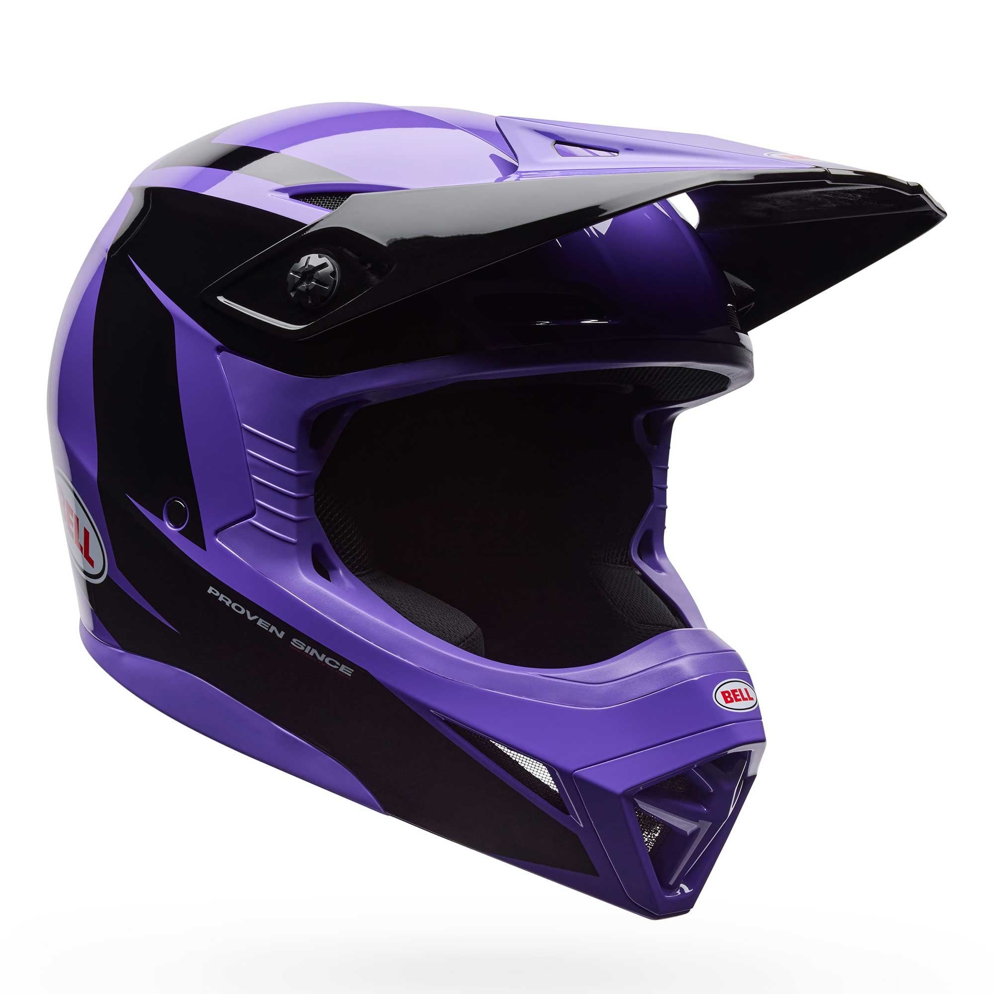 BELL Youth MX Helmet - MX-10 MIPS TALON (Purple/Black)