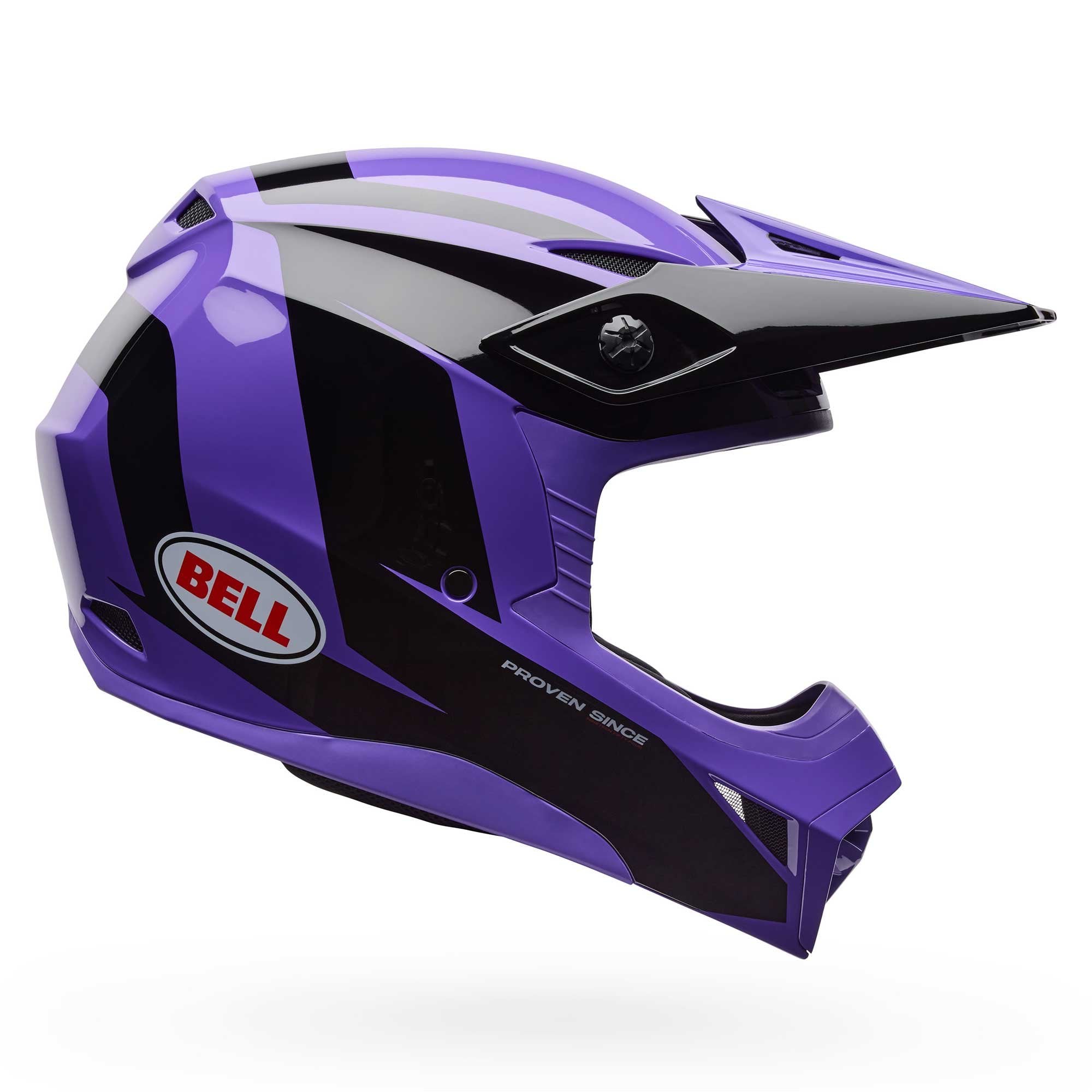 BELL Youth MX Helmet - MX-10 MIPS TALON (Purple/Black)