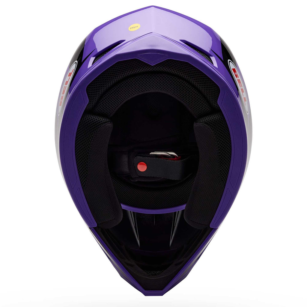 BELL Youth MX Helmet - MX-10 MIPS TALON (Purple/Black)