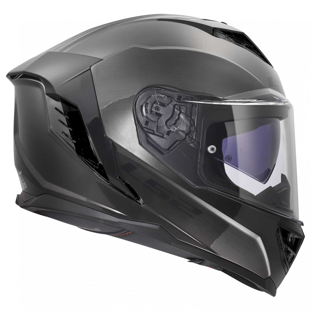 LS2 Motorcycle Road | Urban Helmet - FF818 Storm 3 JEANS (Gloss Titanium)