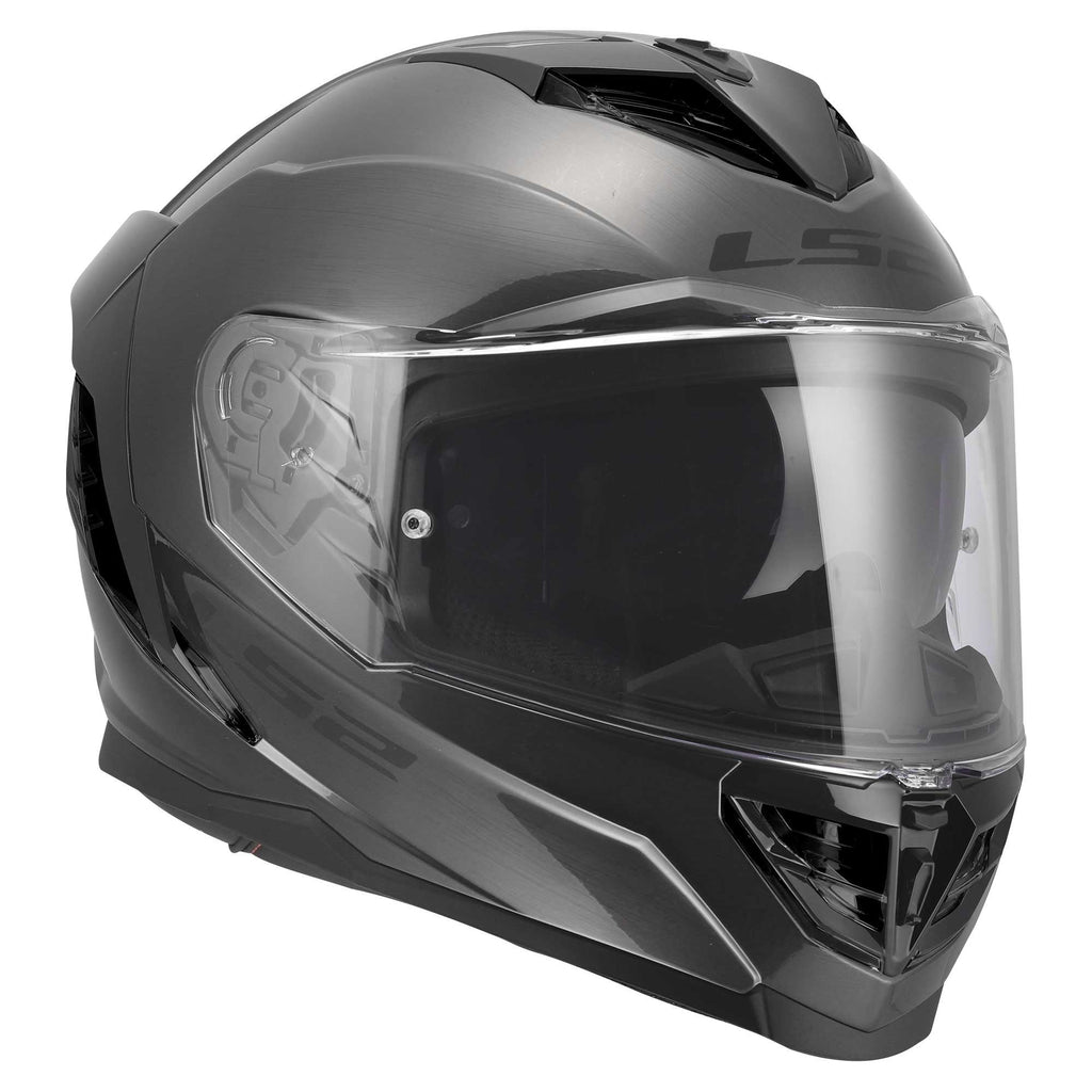LS2 Motorcycle Road | Urban Helmet - FF818 Storm 3 JEANS (Gloss Titanium)