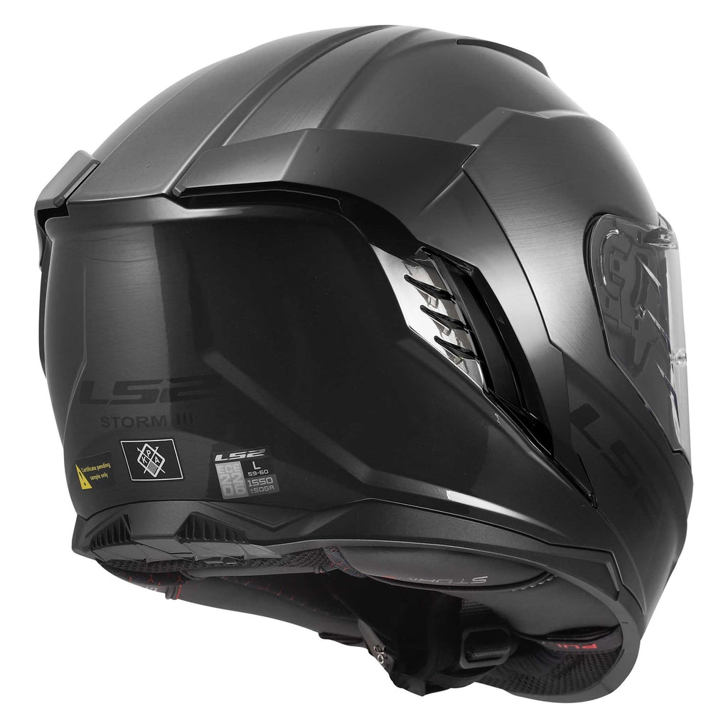 LS2 Motorcycle Road | Urban Helmet - FF818 Storm 3 JEANS (Gloss Titanium)