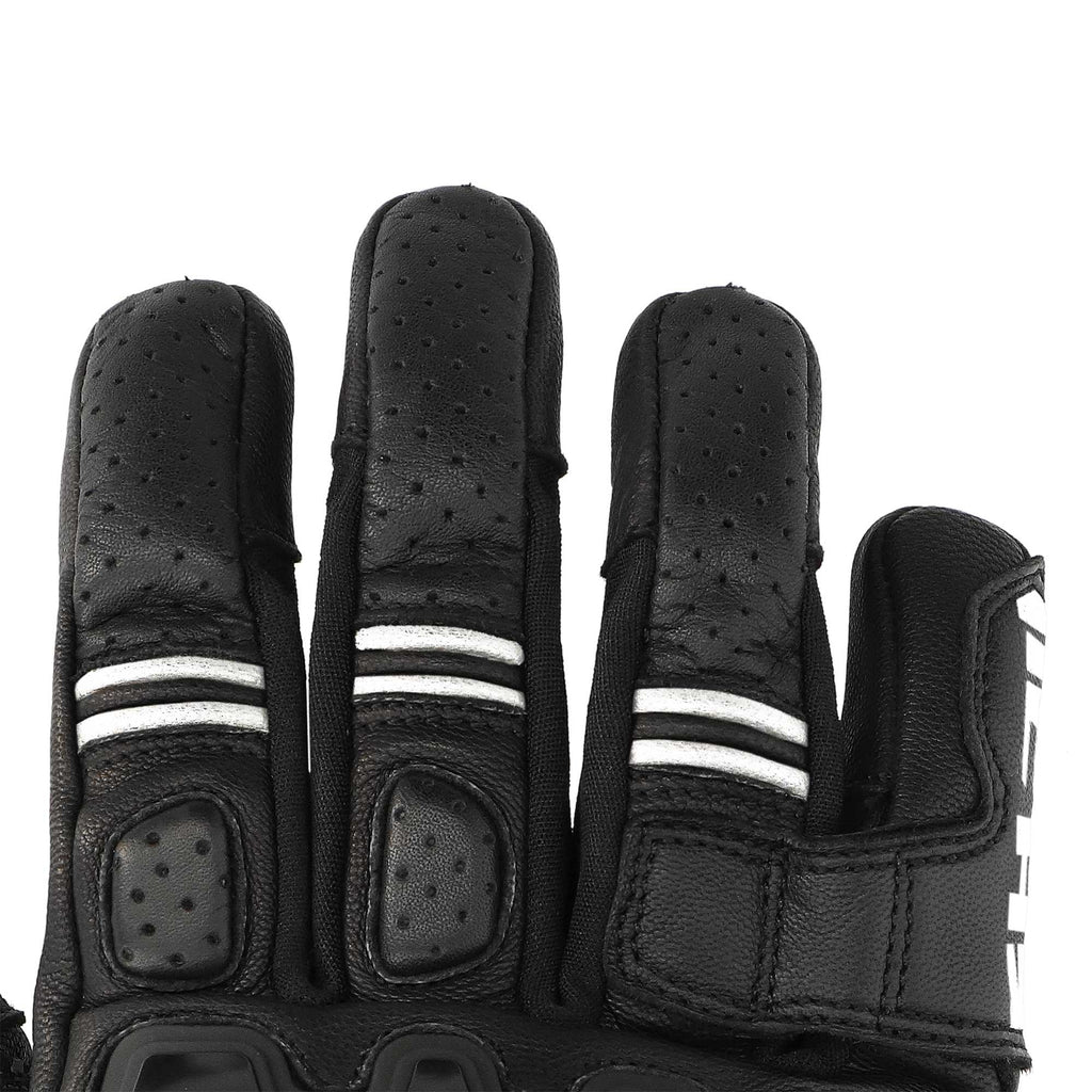 Richa (2026) Motorcycle Urban Short Gloves - Stradale Stealth (Black/White)