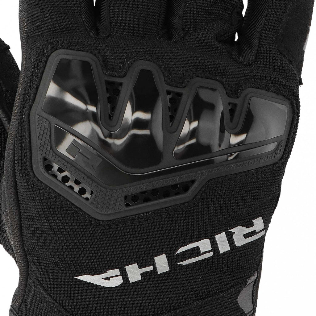 Richa (2026) Motorcycle Vented Short Gloves - Stradale Summer (Black/Black)