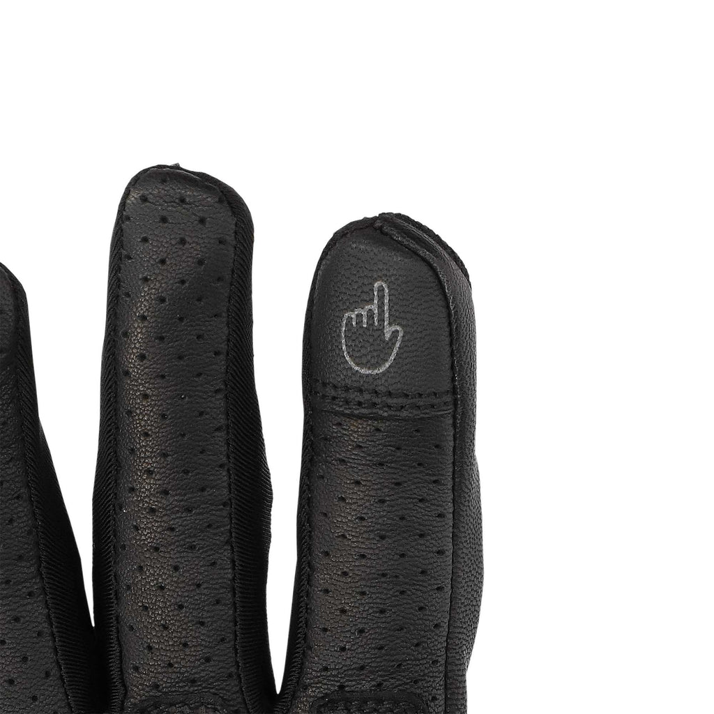 Richa (2026) Motorcycle Vented Short Gloves - Stradale Summer (Black/Black)