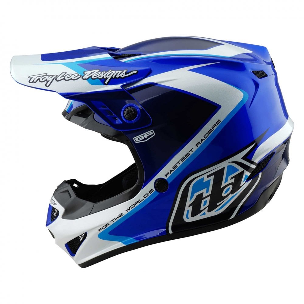 Troy Lee Motocross Helmet - GP Shutter (Blue)