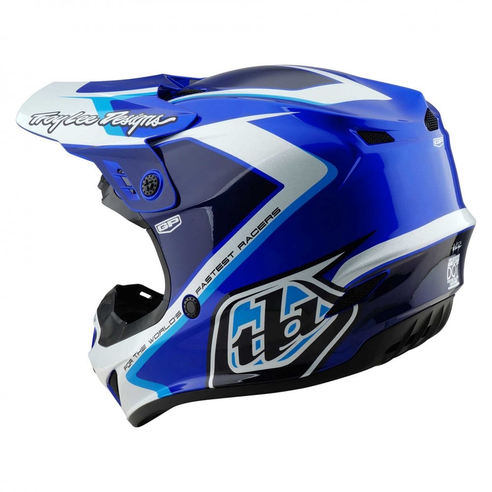 Troy Lee Motocross Helmet - GP Shutter (Blue)