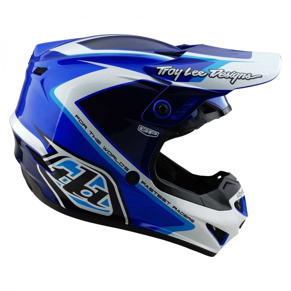 Troy Lee Motocross Helmet - GP Shutter (Blue)