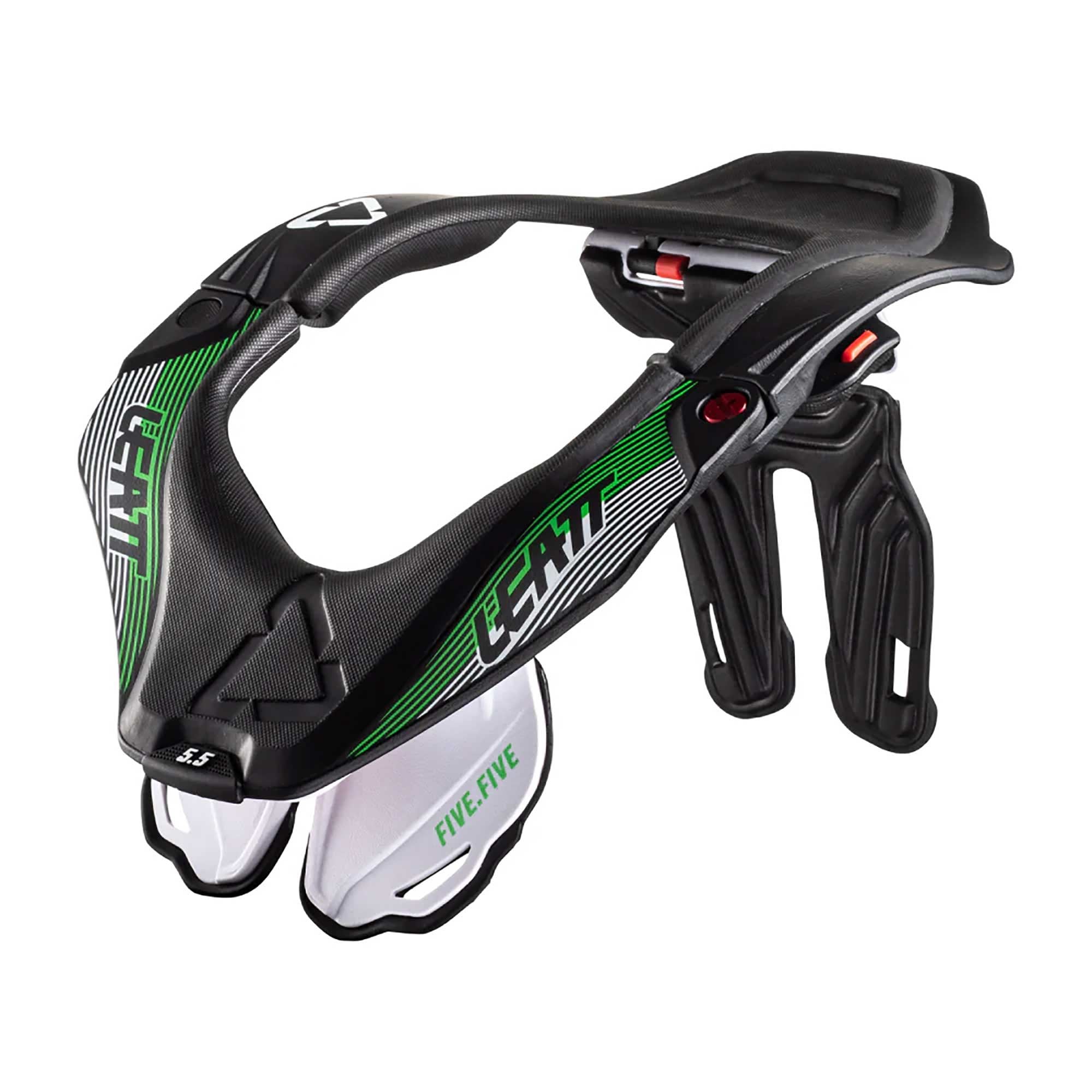 Leatt Youth Neck Brace - GPX 5.5 (Black/Green/White)