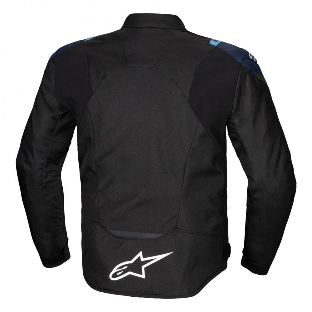 Alpinestars T-Jaws V4 WP Motorcycle Sports Textile Jacket (Black/Dark Blue/Blithe Blue)