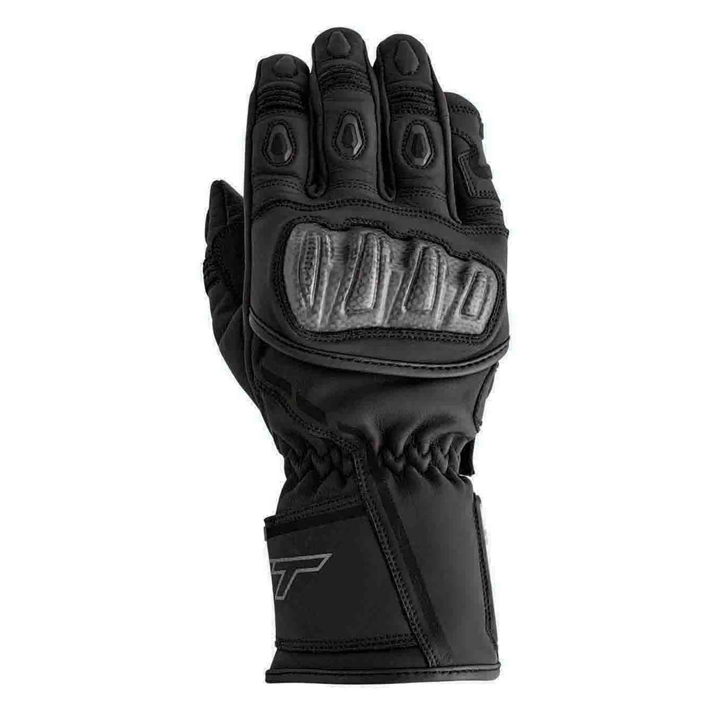 RST S1 V2 CE Motorcycle Road | Sports Leather Gloves (Black / Black)
