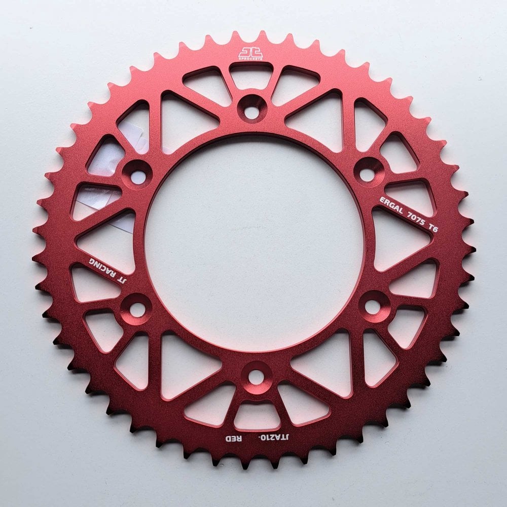 JT - Sprocket - Rear - JTA210/154U/TR113 - 520 - CR125 83-07, CR250 84-07, CR500 85-01, CRF250/450 02-26 - Red